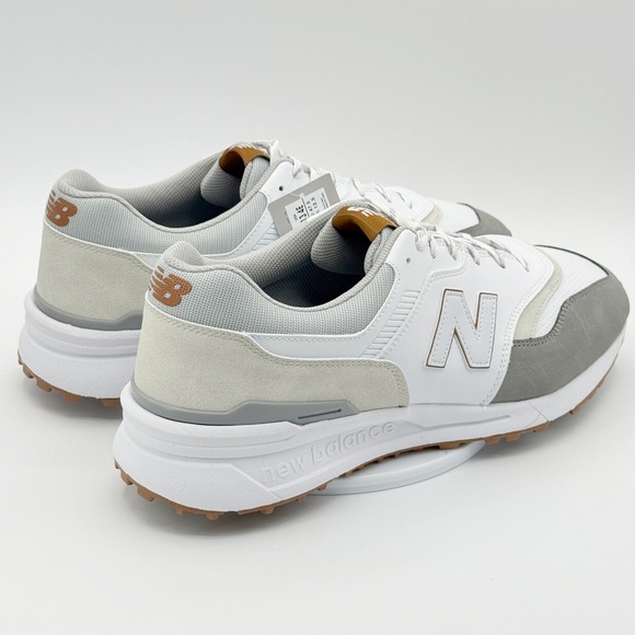 New Balance 997 SL Golf Shoes Size 13 - 4E EXTRA WIDE Mens White Gray NEW main image 6